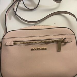 Michael Kors soft pink crossbody bag